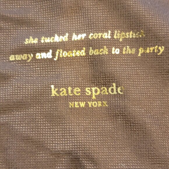 Kate Spade XL Brown Travel Protection Dust Bag 19.5 x 17.5" - Picture 2 of 8